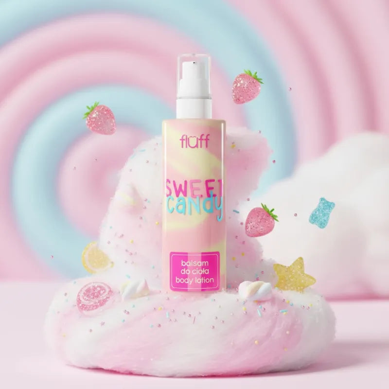 Hydratant Corps Fruité Barbe à Papa – Fluff 160 ml | Peau Douce & Parfum Gourmand