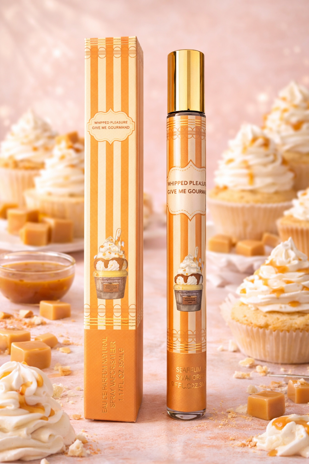 🍮 Whipped Pleasure – Parfum Gourmand Caramel & Vanille (35 ml)