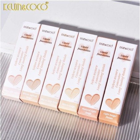 FOND DE TEINT LIQUIDE EFFET VELOUR KEVIN & COCO