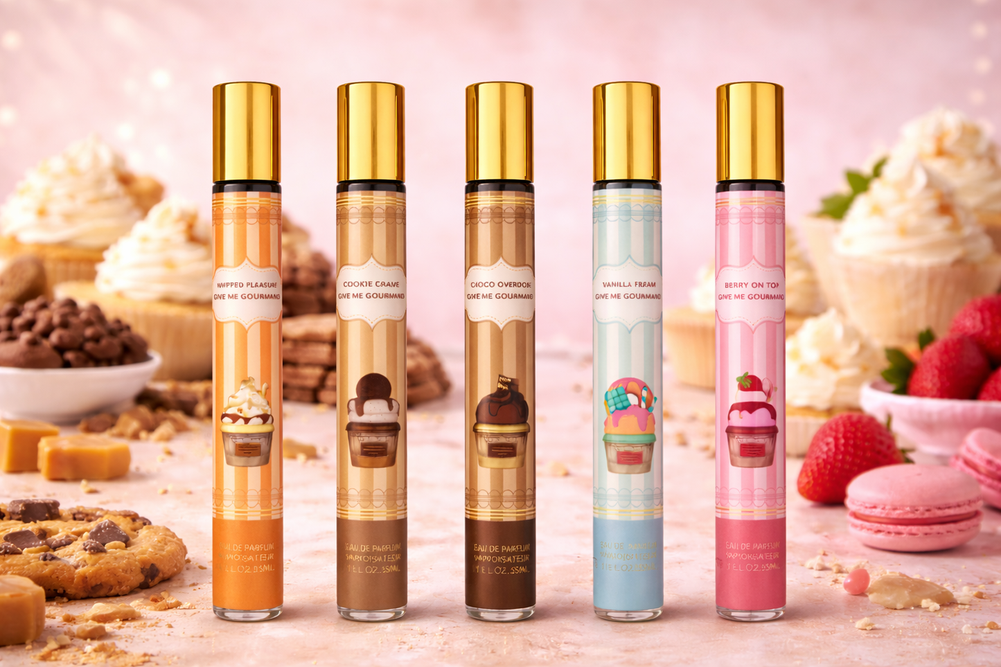 Collection “Give Me Gourmand” – Eaux de Parfum aux Senteurs Gourmandes