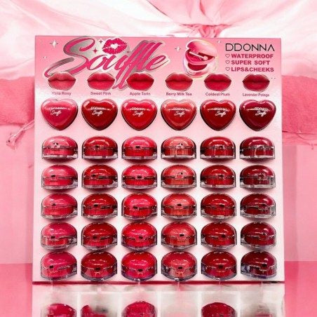 💋 Souffle by D’Donna – Baume Coloré Lèvres & Joues (Waterproof)