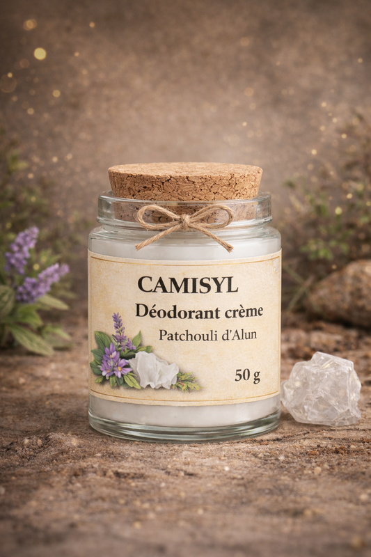 CAMISYL – Déodorant crème naturel éclaircissant Musc Coco des Îles – 50 g