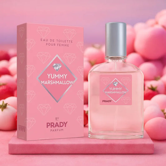 Parfum Yummy Marshmallow – Douceur Gourmande à la Fraise & à la Vanille | Eau de Parfum Réconfortante