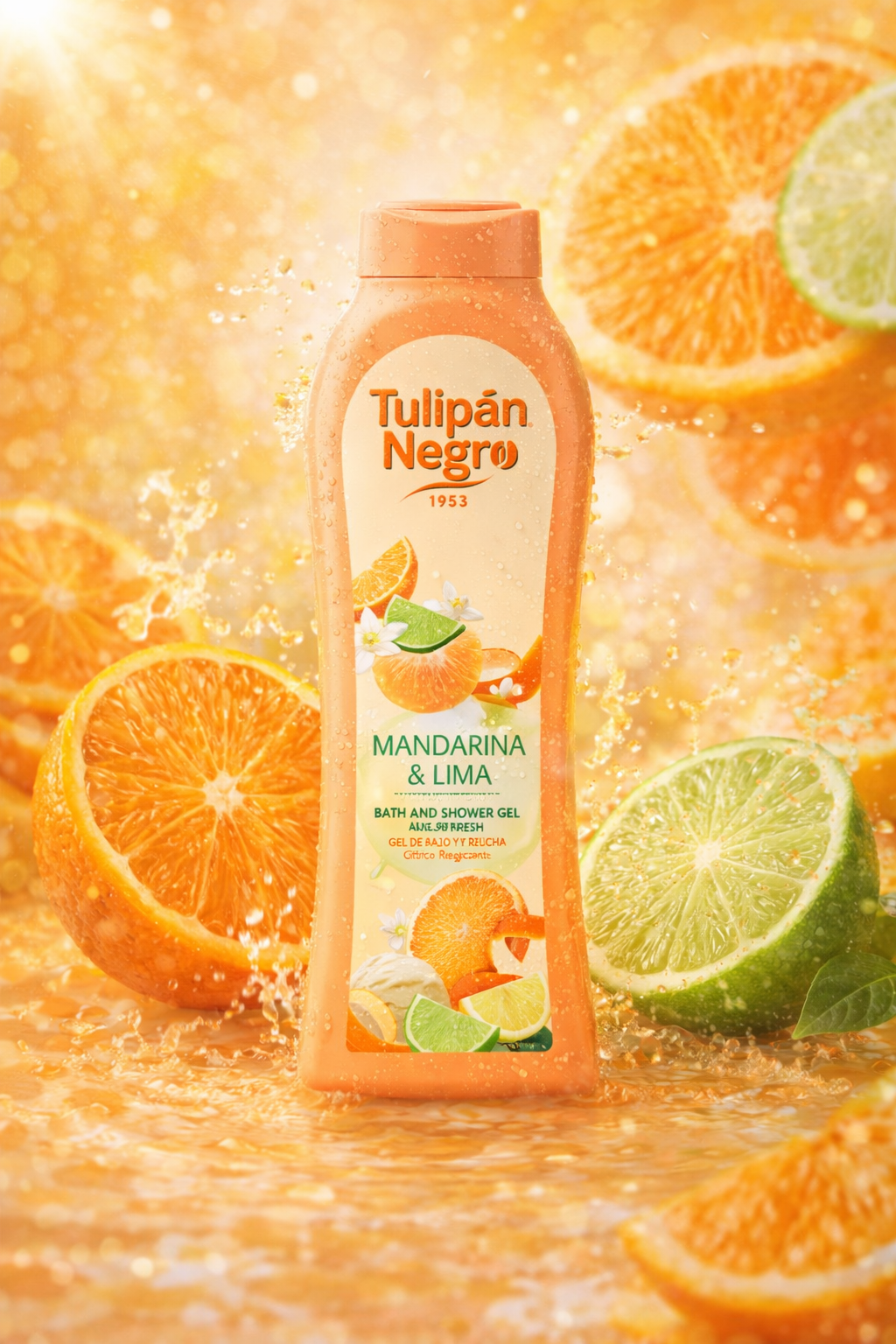 Gel douche mandarine 650 ml