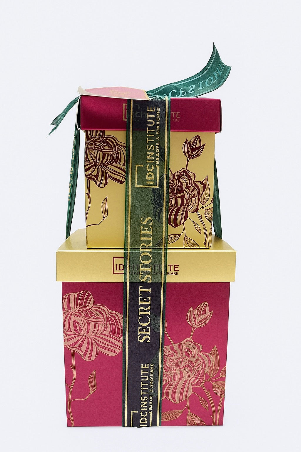 IDC Institute Beauty & Skincare Coffret Cadeau Secret Stories Gel Douche Lotion Corps Crème Mains Parfum Raffiné et Féminin Idéal pour Cadeau