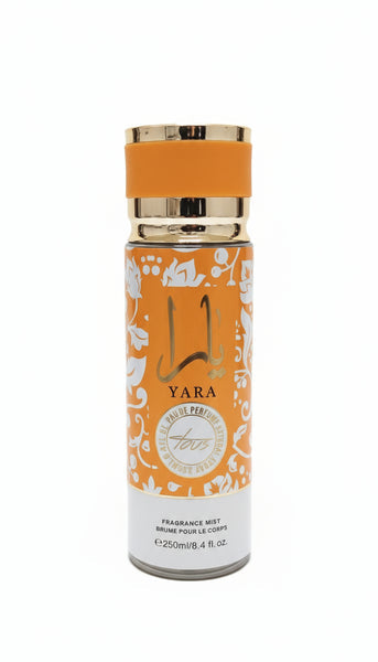 Yara Tous Body Mist 250 ML - Collection Dubaï Parfum de Corps pour une Fragrance Élégante et Raffinée