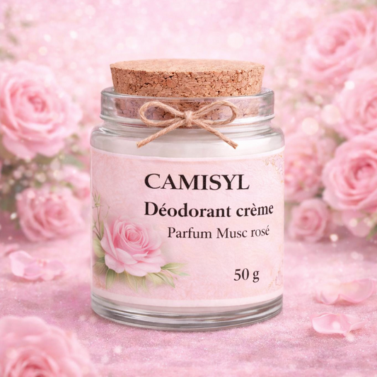 Déodorant Crème Naturel Éclaircissant – Protection Jusqu’à 48h – CAMISYL 50 g