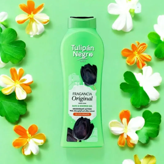 Tulipán Negro Gel Douche Tulipan 650 ml Parfums de Fleurs Fragancia Original
